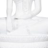 Dekoratív Figura Fehér Buddha 19,2 x 12 x 32,5 cm MOST 26583 HELYETT 17048 Ft-ért!