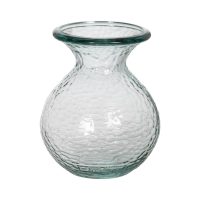   Váza WE CARE Bézs szín újrahasznosított üveg 15 x 15 x 18,5 cm MOST 11864 HELYETT 7102 Ft-ért!