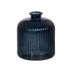   Váza Kék újrahasznosított üveg 15 x 15 x 18 cm MOST 14100 HELYETT 8441 Ft-ért!