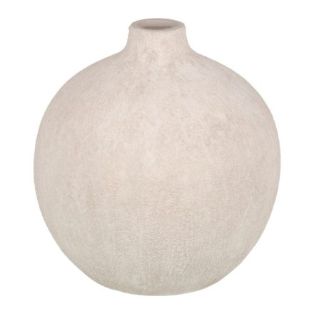 Váza Krémszín Kerámia Homok 22 x 22 x 25 cm MOST 26552 HELYETT 17031 Ft-ért!