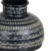 Váza Fekete Alumínium 15 x 15 x 13 cm MOST 13798 HELYETT 8259 Ft-ért!