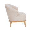 Karosszék Krémszín Természetes Gumifa Foam Szövet 71 x 75 x 76 cm MOST 348044 HELYETT 211182 Ft-ért!