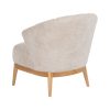 Karosszék Krémszín Természetes Gumifa Foam Szövet 71 x 75 x 76 cm MOST 348044 HELYETT 211182 Ft-ért!