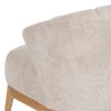 Karosszék Krémszín Természetes Gumifa Foam Szövet 71 x 75 x 76 cm MOST 348044 HELYETT 211182 Ft-ért!
