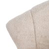 Karosszék Krémszín Természetes Gumifa Foam Szövet 71 x 75 x 76 cm MOST 348044 HELYETT 211182 Ft-ért!
