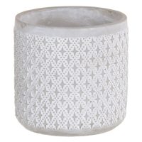   Kaspó Szürke Cement 14 x 14 x 14 cm MOST 6914 HELYETT 3621 Ft-ért!