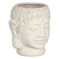   Kaspó Krémszín Terrakotta Buddha Keleti 14 x 14 x 15,5 cm MOST 5886 HELYETT 3307 Ft-ért!