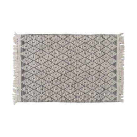 Szőnyeg Fehér Fekete 160 x 230 x 1 cm MOST 135350 HELYETT 82123 Ft-ért!