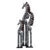 Dekoratív Figura Fekete Ezüst színű Fa 19 X 12 X 100 CM MOST 41688 HELYETT 26184 Ft-ért!