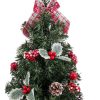 Karácsonyfa Piros Zöld PVC Ananász 26 x 26 x 50 cm MOST 13326 HELYETT 7978 Ft-ért!