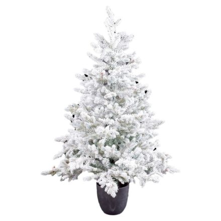 Karácsonyfa Polietilén Ananász havas 60 x 60 x 120 cm MOST 115055 HELYETT 74087 Ft-ért!