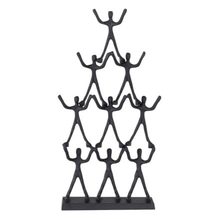 Dekoratív Figura Fekete Alumínium 36 x 8 x 70 cm MOST 55115 HELYETT 37585 Ft-ért!