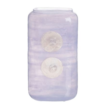 Váza Kék Fehér Gyanta Kristály 17 x 9 x 34 cm MOST 32028 HELYETT 21570 Ft-ért!