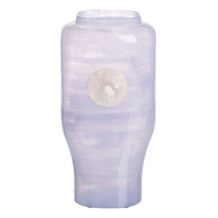 Váza Kék Fehér Gyanta Kristály 15 x 9 x 31 cm MOST 27511 HELYETT 17643 Ft-ért!
