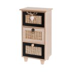  Ékszeres doboz HEARTS Fehér Fekete Természetes Száraz meleg Műanyag Fa MDF 17 x 11 x 32 cm MOST 16366 HELYETT 9797 Ft-ért!