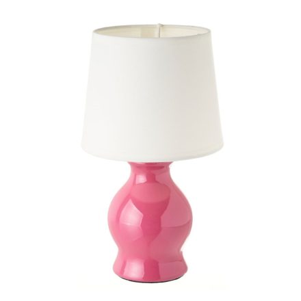 Asztali lámpa Fehér Rózsaszín 40 W 220-240 V 15 x 15 x 26 cm MOST 9490 HELYETT 5680 Ft-ért!