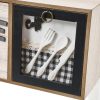 Teafilter tartó Többszínű Fa Szövet Vas Polyresin Fa MDF 40 x 11 x 15 cm MOST 21099 HELYETT 12815 Ft-ért!