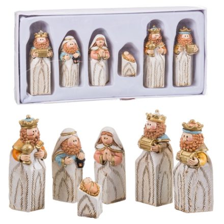 Karácsonyi Betlehem készlet Többszínű Gyanta Születés / Betlehem 25 x 11,5 x 3 cm MOST 7734 HELYETT 4341 Ft-ért!