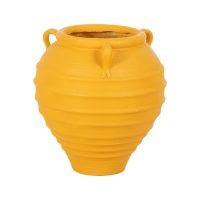   Váza Sárga Gyanta 56 x 56 x 60 cm MOST 196010 HELYETT 149182 Ft-ért!