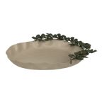   Tálca Zöld Bézs szín цветя 43 x 31 x 5 cm MOST 29723 HELYETT 20016 Ft-ért!