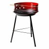 Hordozható grill Aktive Fa Vas 37,5 x 70 x 38,5 cm (4 egység) Piros MOST 77188 HELYETT 38941 Ft-ért!