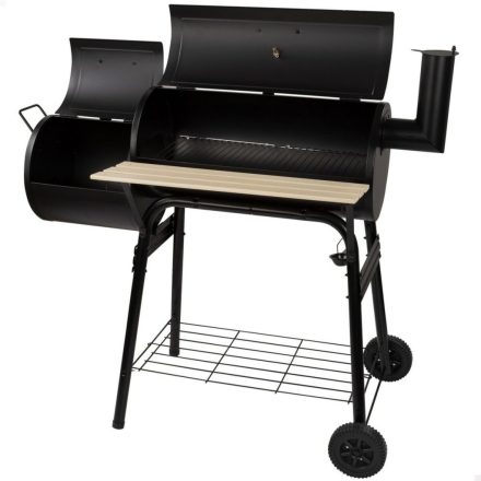 Szén barbecue kerekekkel Aktive Acél Műanyag Zománcozott fém 106 x 106 x 61 cm Fekete MOST 100507 HELYETT 66307 Ft-ért!