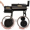 Szén barbecue kerekekkel Aktive Acél Műanyag Zománcozott fém 106 x 106 x 61 cm Fekete MOST 100507 HELYETT 66307 Ft-ért!