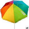 чадър Aktive Többszínű Acél 220 x 215 x 220 cm (6 egység) MOST 125064 HELYETT 57444 Ft-ért!