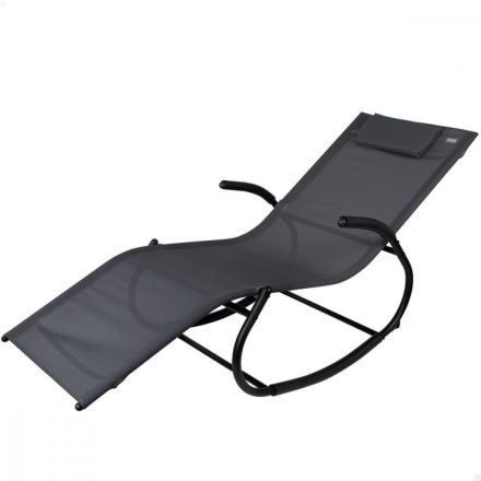 шезлонг Aktive 172 x 75 x 53 cm Fekete MOST 54101 HELYETT 34179 Ft-ért!