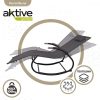 шезлонг Aktive 172 x 75 x 53 cm Fekete MOST 54101 HELYETT 34179 Ft-ért!