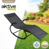 шезлонг Aktive 172 x 75 x 53 cm Fekete MOST 54101 HELYETT 34179 Ft-ért!