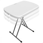   Piknik asztal Lifetime Fehér Acél HDPE 66 x 71 x 46 cm MOST 28578 HELYETT 17081 Ft-ért!