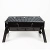 Hordozható grill Aktive Négyszögletes Fekete Acél 40 x 20 x 28 cm MOST 40064 HELYETT 26035 Ft-ért!