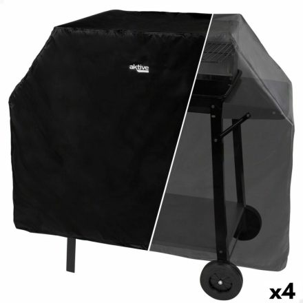 Védőburkolat a grillsütőhöz Aktive Fekete 4 egység 142 x 120 x 60 cm MOST 52439 HELYETT 30185 Ft-ért!