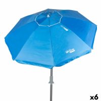   чадър Aktive Kék Poliészter Alumínium 200 x 205 x 200 cm (6 egység) MOST 152907 HELYETT 85331 Ft-ért!