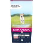   Takarmány Eukanuba  Grain Free Senior small/medium breed idősebb Hal 12 kg MOST 49368 HELYETT 37147 Ft-ért!