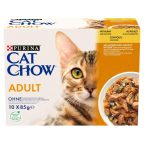   Macska eledel Purina Cat Chow Csirke Cukkini 10 x 85 g MOST 10441 HELYETT 6407 Ft-ért!