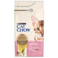   Macska eledel Purina Cat Chow Kitten Csirke 1,5 Kg MOST 10990 HELYETT 6746 Ft-ért!