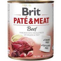   Nedves étel Brit Paté & Meat Pulyka Borjúhús 800 g MOST 4432 HELYETT 2654 Ft-ért!