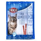   Snack for Cats Trixie TX-42725 5 x 5 g Lazac szín 25 g MOST 2111 HELYETT 1265 Ft-ért!