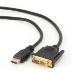   HDMI–DVI Kábel GEMBIRD Fekete 3 m MOST 4973 HELYETT 2976 Ft-ért!
