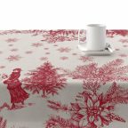   Foltálló gyanta asztalterítő Belum Christmas Toile Piros vászonanyag 250 x 140 cm MOST 31463 HELYETT 20429 Ft-ért!