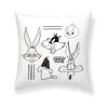 Párnahuzat Looney Tunes Looney B&w B Fehér Többszínű 45 x 45 cm MOST 8871 HELYETT 5308 Ft-ért!