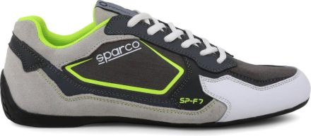 Sparco Férfi Tornacipő SP-F7_GREY-GREENFLUO  (45 EU)