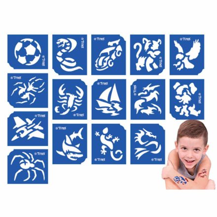 Sablon szett - fiúknak - 15 db-os Sablon szett - fiúknak - 15 db-os