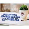 Sablon szett - fiúknak - 15 db-os Sablon szett - fiúknak - 15 db-os