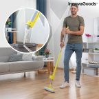   2-in-1 Dust Mop-Floor Mop with Self-wringing Sponge Wringop InnovaGoods MOST 30929 HELYETT 7127 Ft-ért!