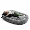 Embereknek szánt kutyaágy | Human Dog Bed XXL InnovaGoods Grey MOST 309364 HELYETT 116103 Ft-ért!