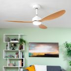   Mennyezeti ventilátor LED fénnyel és 3 ABS lapátokkal Wuled InnovaGoods Fa 36 W MOST 154678 HELYETT 57155 Ft-ért!